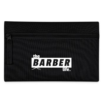 Barber Shop Barbiere Barbier shirt Geschenk Bart - Federtasche - Schwarz - Vorne