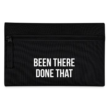 Been there done that - Pencil Case - black - Front