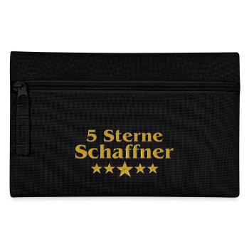 Goldene Serie - 5 Sterne Schaffner - Federtasche - Schwarz - Vorne