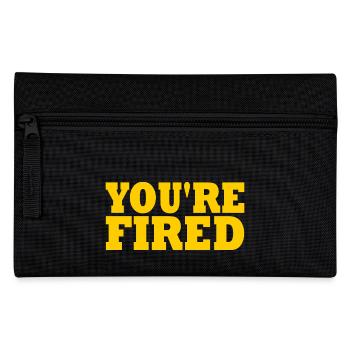 youre fired - Federtasche - Schwarz - Vorne