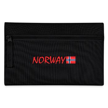 Norwegen - Federtasche - Schwarz - Vorne