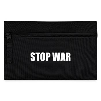 Stop war - Pencil Case - black - Front