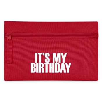 C’est mon anniversaire Cadeau et tenue de fête d’anniversaire cool - Trousse - rouge - Devant
