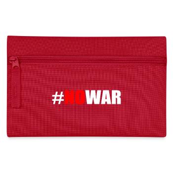No war - Federtasche - Rot - Vorne