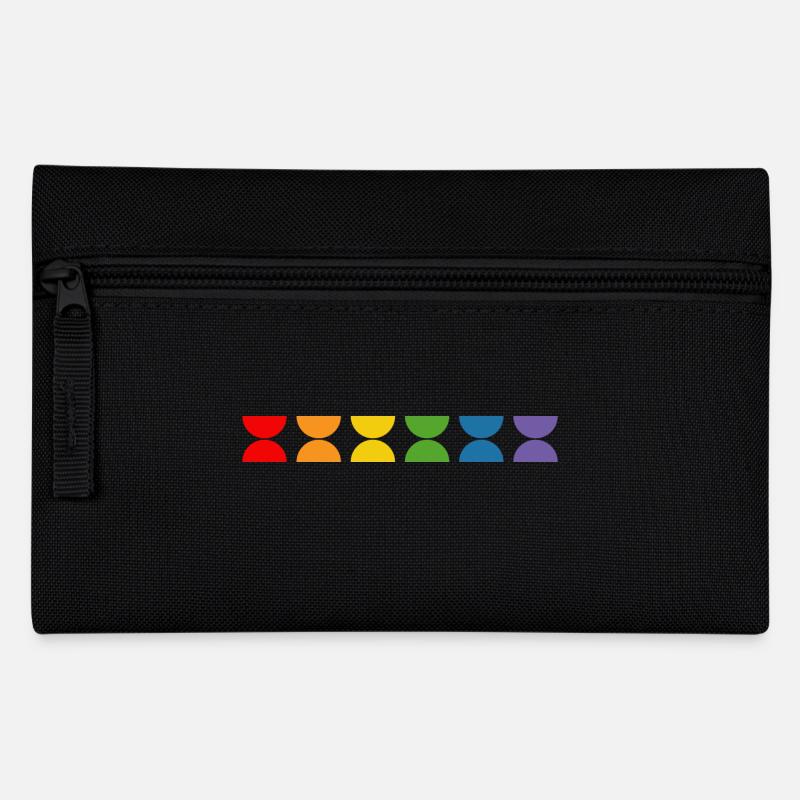 Rainbow Fun Shirt - Federtasche - Schwarz