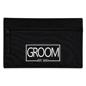 2023 Verlobungsgeschenk Hochzeit des Bräutigams - Federtasche - Schwarz - Vorne