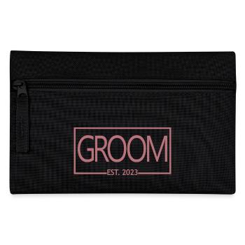 2023 Verlobungsgeschenk Hochzeit des Bräutigams - Federtasche - Schwarz - Vorne