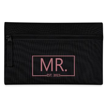 M. Est. 2023 Fiançailles pour la fête de mariage du marié - Trousse - noir - Devant