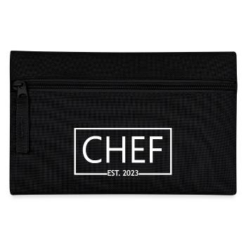 Chef Est. 2023 Absolvent Koch Culinary Art Student - Federtasche - Schwarz - Vorne