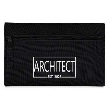Architekt Est. 2023 Diplom-Architektenstudent - Federtasche - Schwarz - Vorne