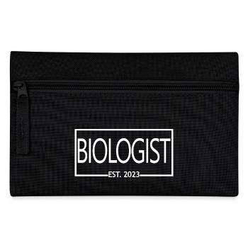 Biologiste Est. 2023 Étudiant diplômé en biologie - Trousse - noir - Devant