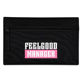 Feelgood manager pink tshirt black - Pencil Case - black - Front