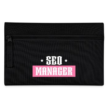 SEO Manager tshirt rose noir - Trousse - noir - Devant