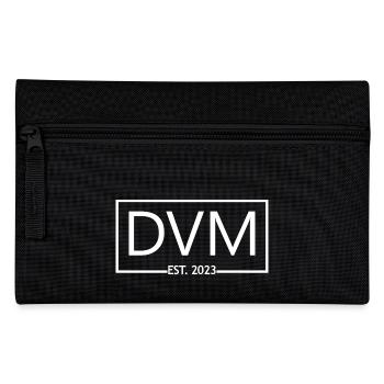 DVM Est. 2023 Graduation of DVM Student Gift - Pencil Case - black - Front