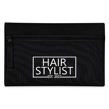 Coiffeur Est. 2023 Diplômé Coiffeur Cadeau - Trousse - noir - Devant