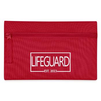Lifeguard Est. 2023 Graduated Lifeguard Student - Pencil Case - red - Front
