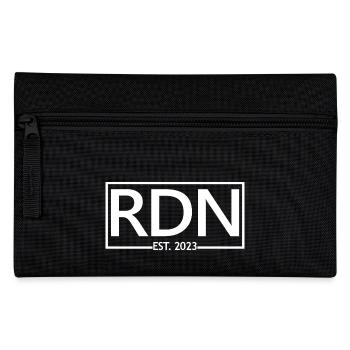 RDN Est. 2023 Diététiste Nutritionniste - Trousse - noir - Devant