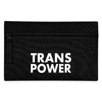 Trans power - Pencil Case - black - Front