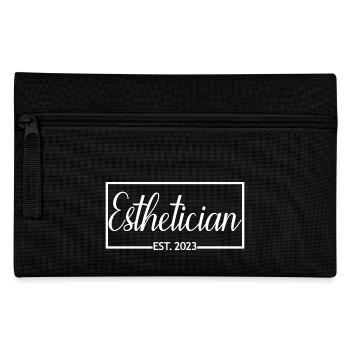 Kosmetikerin Est. 2023 Diplomierte Kosmetikerin Geschenk - Federtasche - Schwarz - Vorne