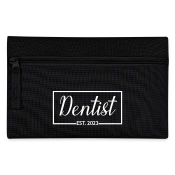 Dentist Est. 2023 Graduation Dentistry Student - Pencil Case - black - Front