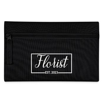 Florist Est. 2023 Graduated Florist Student Gift - Federtasche - Schwarz - Vorne