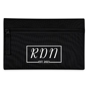 RDN Est. 2023 Diététiste Nutritionniste - Trousse - noir - Devant