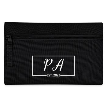 PA Est. 2023 Graduated Physician's Assistant Gift - Pencil Case - black - Front