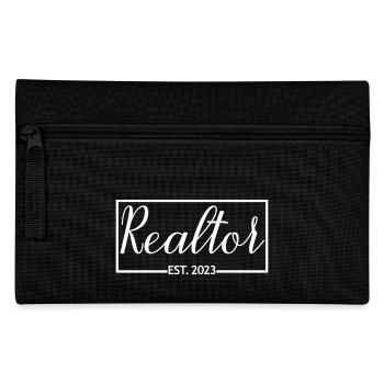Realtor Est. 2023 Graduation Real Estate Student - Pencil Case - black - Front