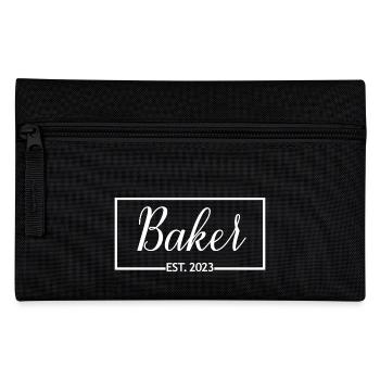 Baker Est. 2023 Baking Pastry Future Baker Gift - Pencil Case - black - Front