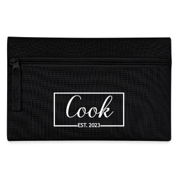 Cook Est. 2023 Graduated Culinary Art Student - Pencil Case - black - Front