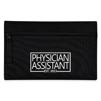 Physician Assistant Est. 2023 Abschlussgeschenk - Federtasche - Schwarz - Vorne