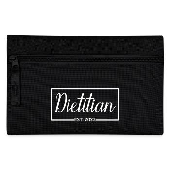 Dietitian Est. 2023 Graduated Dietitian Student - Pencil Case - black - Front