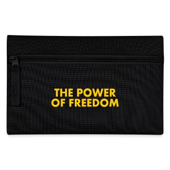 The power of freedom - Pencil Case - black - Front