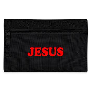Jesus - Federtasche - Schwarz - Vorne