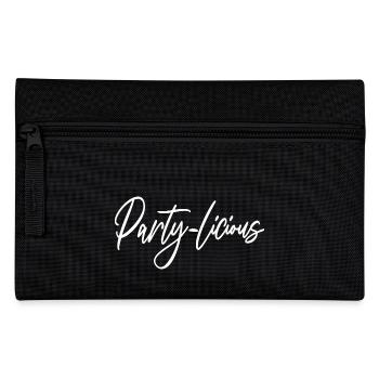 Party-Licious Funny Birthday Party Geschenk Männer Frauen - Federtasche - Schwarz - Vorne