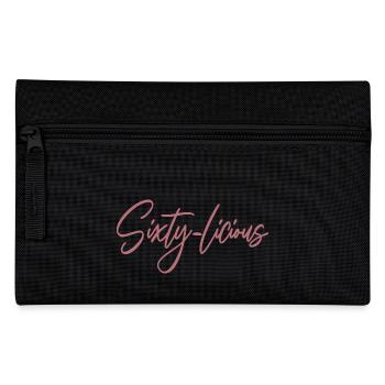 Sixty-Licious Funny 60th Birthday Party Men Women - Pencil Case - black - Front