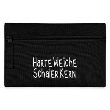 Harte Weiche Schaler Kern - Federtasche - Schwarz - Vorne