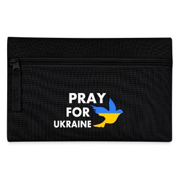 Pray for ukraine - Federtasche - Schwarz - Vorne