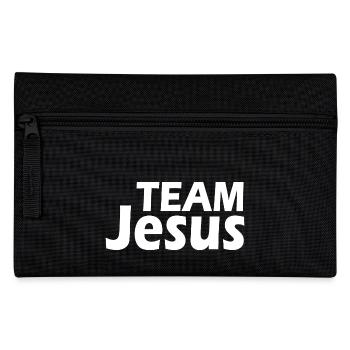 Team jesus - Pencil Case - black - Front