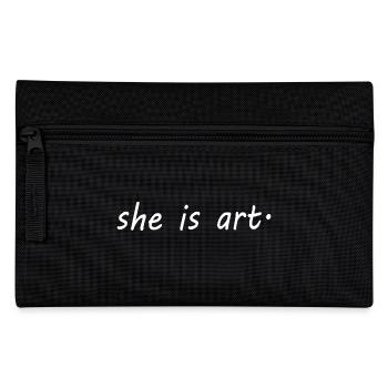 She is art - Trousse - noir - Devant