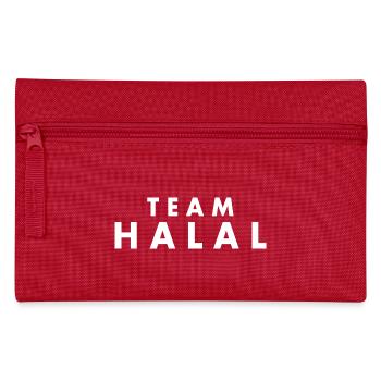 Team halal - Federtasche - Rot - Vorne