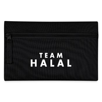 Team halal - Pencil Case - black - Front