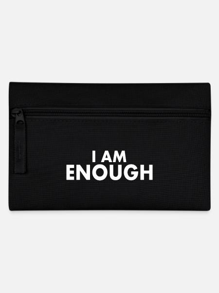 I am enough - Federtasche - Schwarz