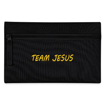 Team jesus - Pencil Case - black - Front