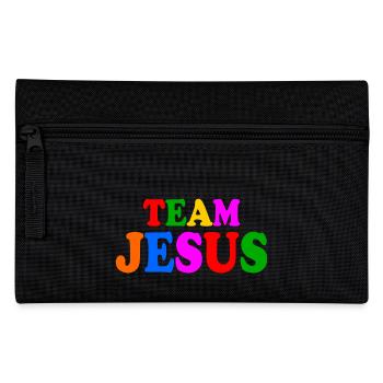 Team jesus lgbt - Trousse - noir - Devant