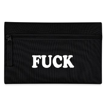Fuck - Federtasche - Schwarz - Vorne