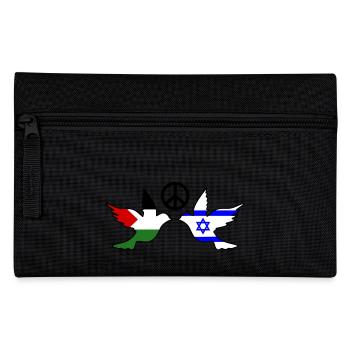 Peace for israel free palestine - Trousse - noir - Devant