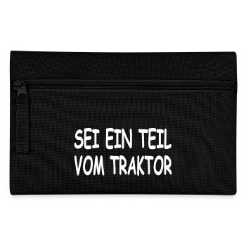 Tractor - Pencil Case - black - Front