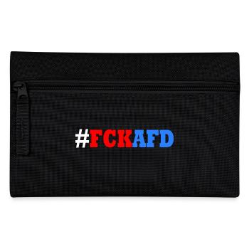 Fck afd - Federtasche - Schwarz - Vorne