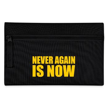 Never again is now - Federtasche - Schwarz - Vorne